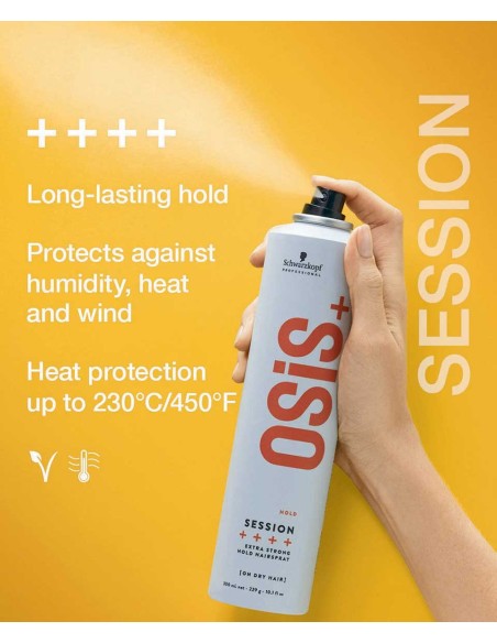 Osis + Hold Session Extra Strong Hold Hairspray Osis + Hold Session Extra Strong Hold Hairspray