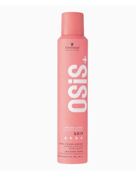 Osis + Volume And Body Grip Extra Strong Mousse Osis + Volume And Body Grip Extra Strong Mousse