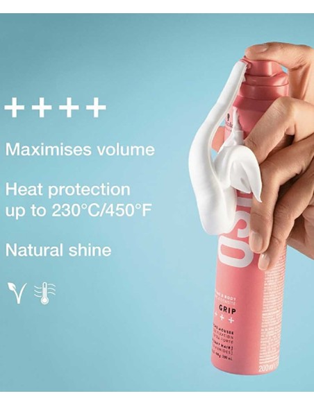 Osis + Volume And Body Grip Extra Strong Mousse Osis + Volume And Body Grip Extra Strong Mousse