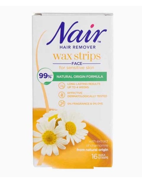 Nair Facial Wax Strips Face For Sensitive Skin Nair Facial Wax Strips Face For Sensitive Skin