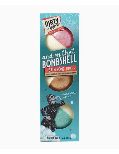 Dirty Works And On That Bombshell Bath Bomb Trio