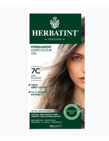 Herbatint Permanent Hair Colour 7C Ash Blonde