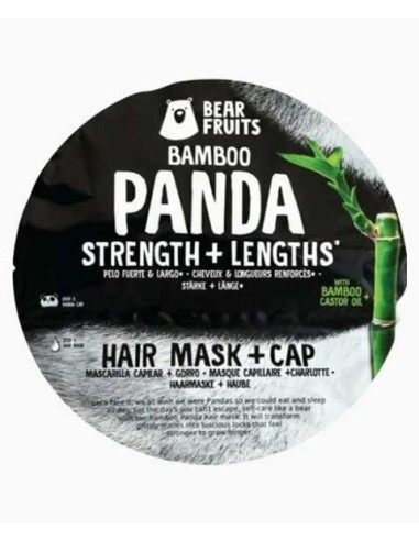 Bamboo Panda Strength Plus Lengths Hair Mask With Cap