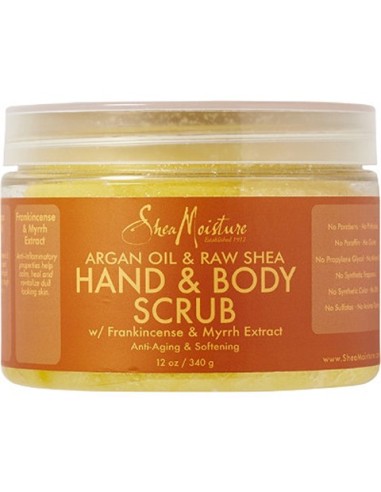 Shea Moisture Argan Oil And Raw Shea Hand And Body Scrub