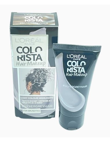 Colorista Metallic Grey Hair Makeup For Brunettes Colorista Metallic Grey Hair Makeup For Brunettes