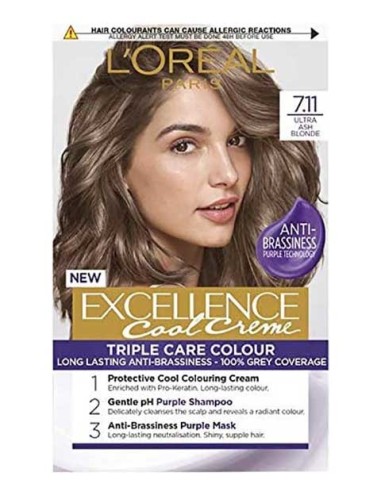 Excellence Cool Creme Color 7.11 Ultra Ash Blonde