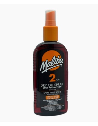 Malibu Low Protection Dry Oil Spray SPF2
