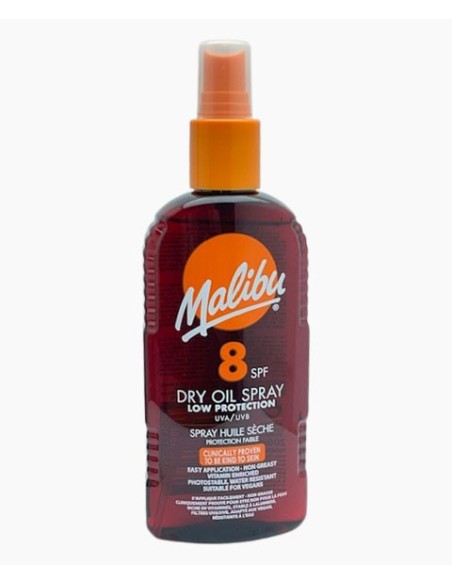 Malibu Low Protection Dry Oil Spray SPF8 Malibu Low Protection Dry Oil Spray SPF8