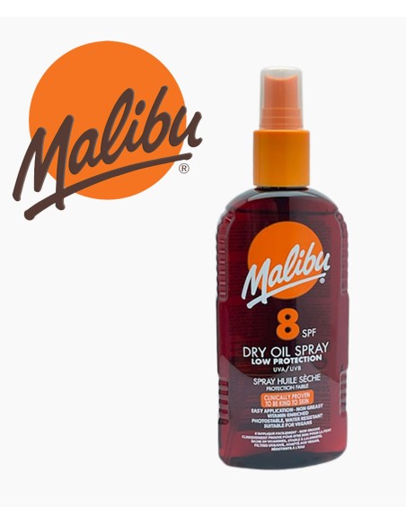 Malibu Low Protection Dry Oil Spray SPF8 Malibu Low Protection Dry Oil Spray SPF8