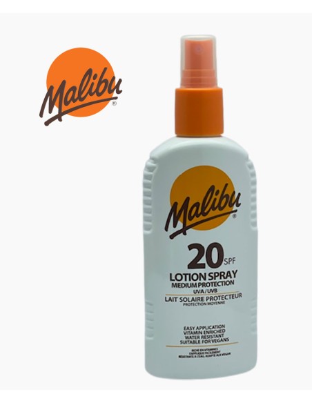 Malibu Medium Protection Lotion Spray SPF20 Malibu Medium Protection Lotion Spray SPF20
