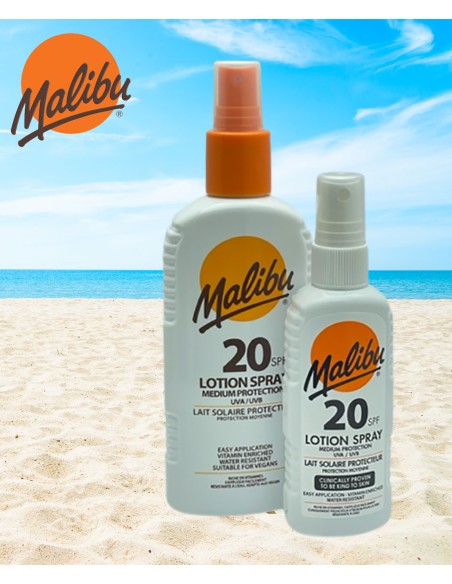 Malibu Medium Protection Lotion Spray SPF20 Malibu Medium Protection Lotion Spray SPF20