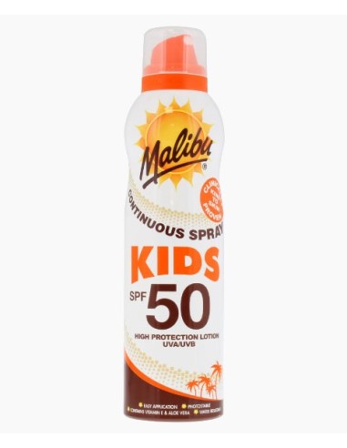 Malibu Kids 50SPF Continuous Lotion Spray