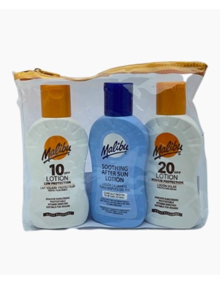 Malibu Travel Bag SPF10 And SPF20 Lotion Malibu Travel Bag SPF10 And SPF20 Lotion