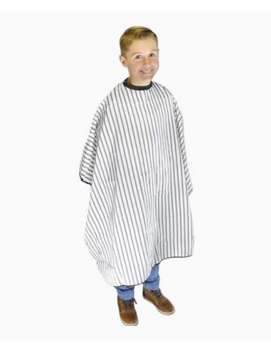 DMI Kids Vintage Barber Cape Black On White