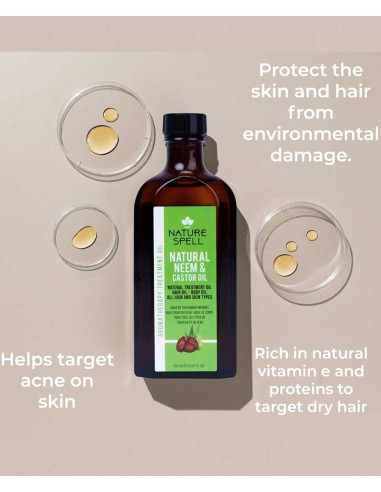 Nature Spell Natural Neem And Castor Oil Nature Spell Natural Neem And Castor Oil