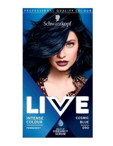 Live Color Intense Permanent Colours 090 Cosmic Blue