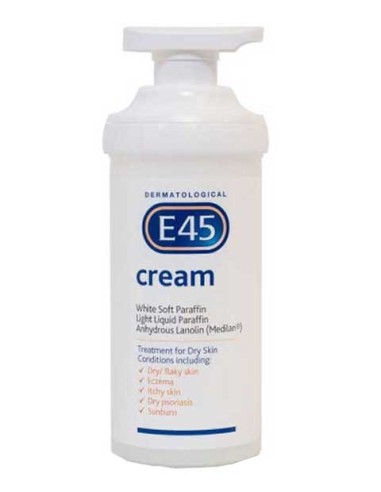 E45 Dermatological Cream Pump