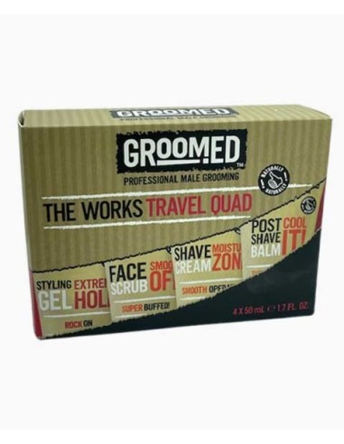Groomed Professional Male The Works Travel Quad