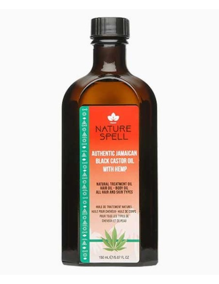 Nature Spell Authentic Jamaican Black Castor Oil With Hemp Nature Spell Authentic Jamaican Black Castor Oil With Hemp