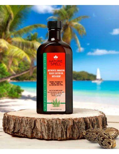 Nature Spell Authentic Jamaican Black Castor Oil With Hemp Nature Spell Authentic Jamaican Black Castor Oil With Hemp