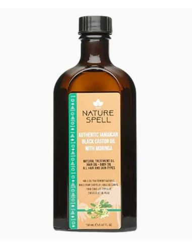Nature Spell Authentic Jamaican Black Castor Oil With Moringa
