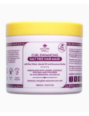 Nature Spell  Curl Enhancing Salt Free Hair Mask