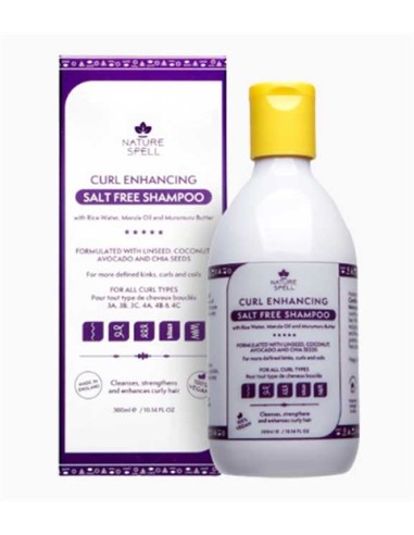 Nature Spell  Curl Enhancing Salt Free Shampoo