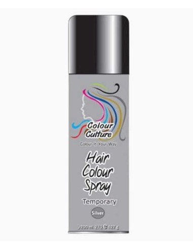 Colour Culture Temporary Hair Colour Silver Spray