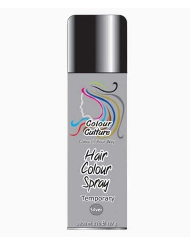Colour Culture Temporary Hair Colour Silver Spray Colour Culture Temporary Hair Colour Silver Spray