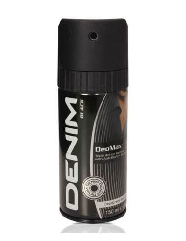 Denim Deomax Black Deodorant Body Spray