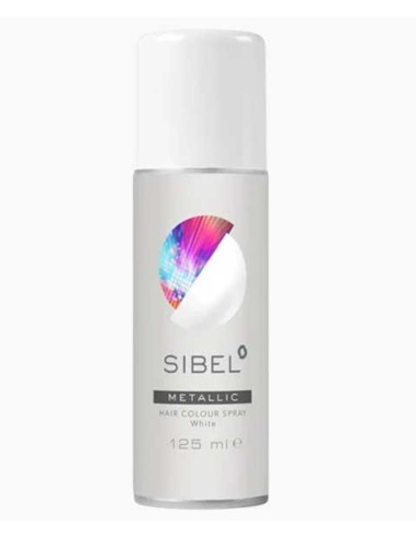 Sibel Metallic White Hair Colour Spray