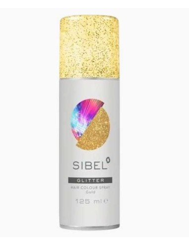 Sibel Glitter Gold Colour Hair Spray