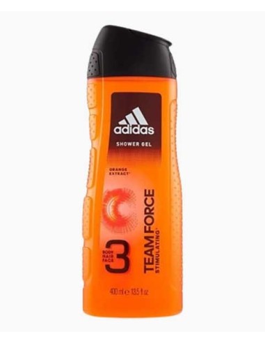 Adidas Team Force 3In1 Shower Gel With Orange Extract Adidas Team Force 3In1 Shower Gel With Orange Extract
