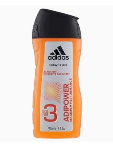 Adidas 3 In 1 Adipower Shower Gel