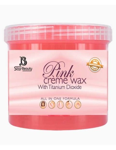 Star Beauty Pink Creme Wax With Titanium Dioxide Star Beauty Pink Creme Wax With Titanium Dioxide