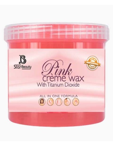 Star Beauty Pink Creme Wax With Titanium Dioxide