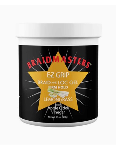 Braid Masters EZ Grip Lemongrass Firm Hold Braid And Loc Gel