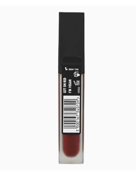 Sleek Matte Me XXL Liquid Lipstick I M Vegan Left On Red Sleek Matte Me XXL Liquid Lipstick I M Vegan Left On Red