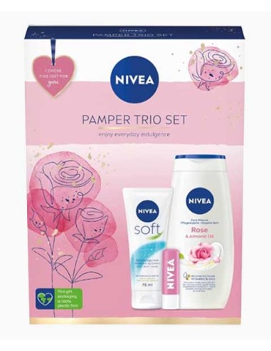 Nivea Pamper Trio Gift Set