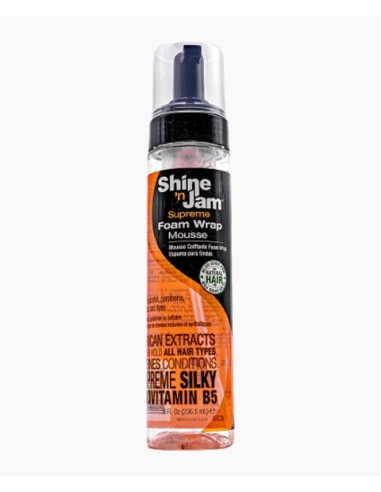 Ampro Shine N Jam Supreme Foam Wrap Mousse With Provitamin B5