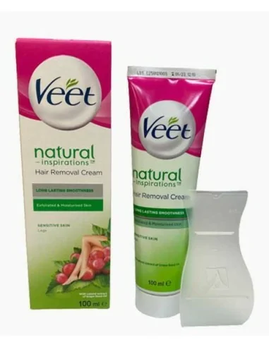 Veet Natural Inspirations Hair Removal Cream With Grape Seed Oil