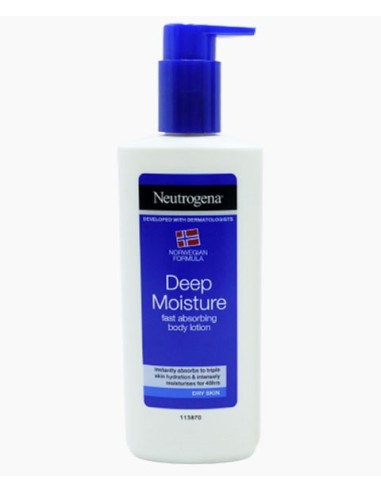 Johnson And Johnson Neutrogena Norwegian Formula Deep Moisture Body Lotion Dry Skin