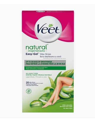 Veet Natural Inspirations Easy Gel Wax Strips