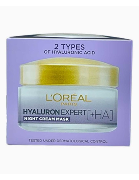 Loreal Hyaluron Expert Replumping Moisturising Care Night Cream Mask Loreal Hyaluron Expert Replumping Moisturising Care Night Cream Mask