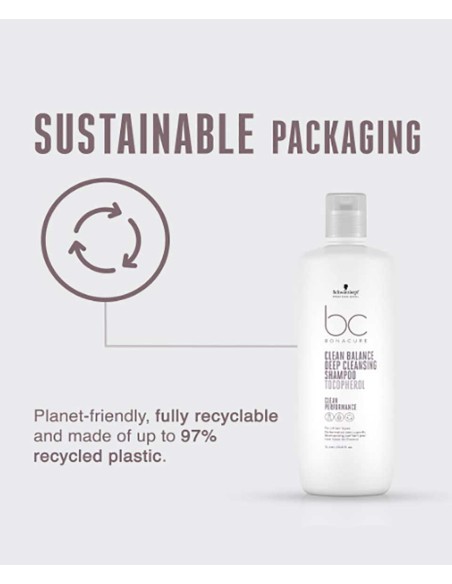 Bonacure Tocopherol Clean Balance Deep Cleansing Shampoo Bonacure Tocopherol Clean Balance Deep Cleansing Shampoo