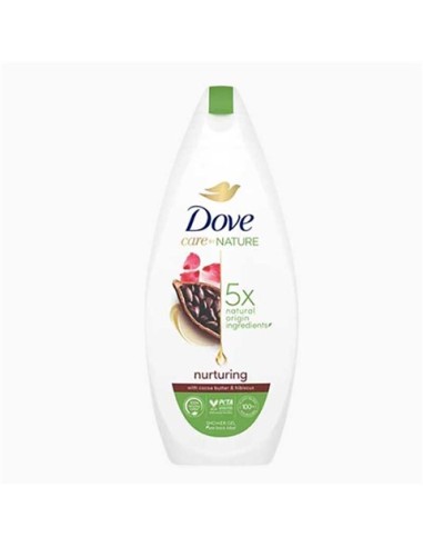 Dove Care By Nature Nurturing With Cocoa Butter And Hibiscus Shower Gel