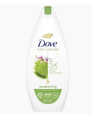 Dove Care By Nature Awakening Shower Gel With Matcha Green Tea And Sakura Blossom