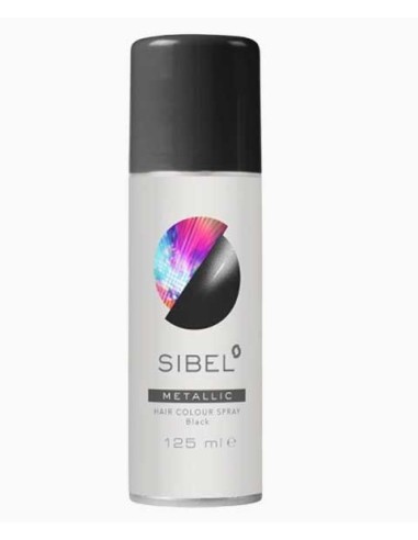 Sibel Metallic Black Hair Colour Spray