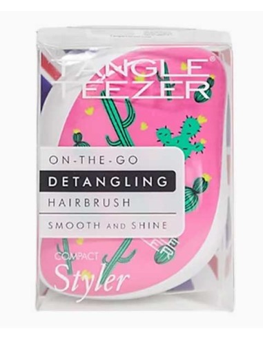Tangle Teezer On The Go Detangling Hairbrush Compact Styler Cacti Cool