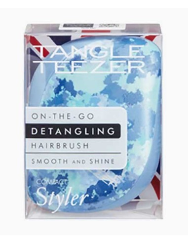 Tangle Teezer On The Go Detangling Hairbrush Compact Styler Mineral Chameleon